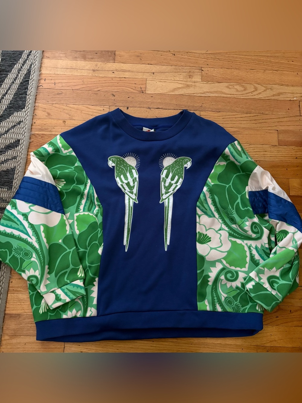 Farm Rio Embroidered Sweatshirt Size XL